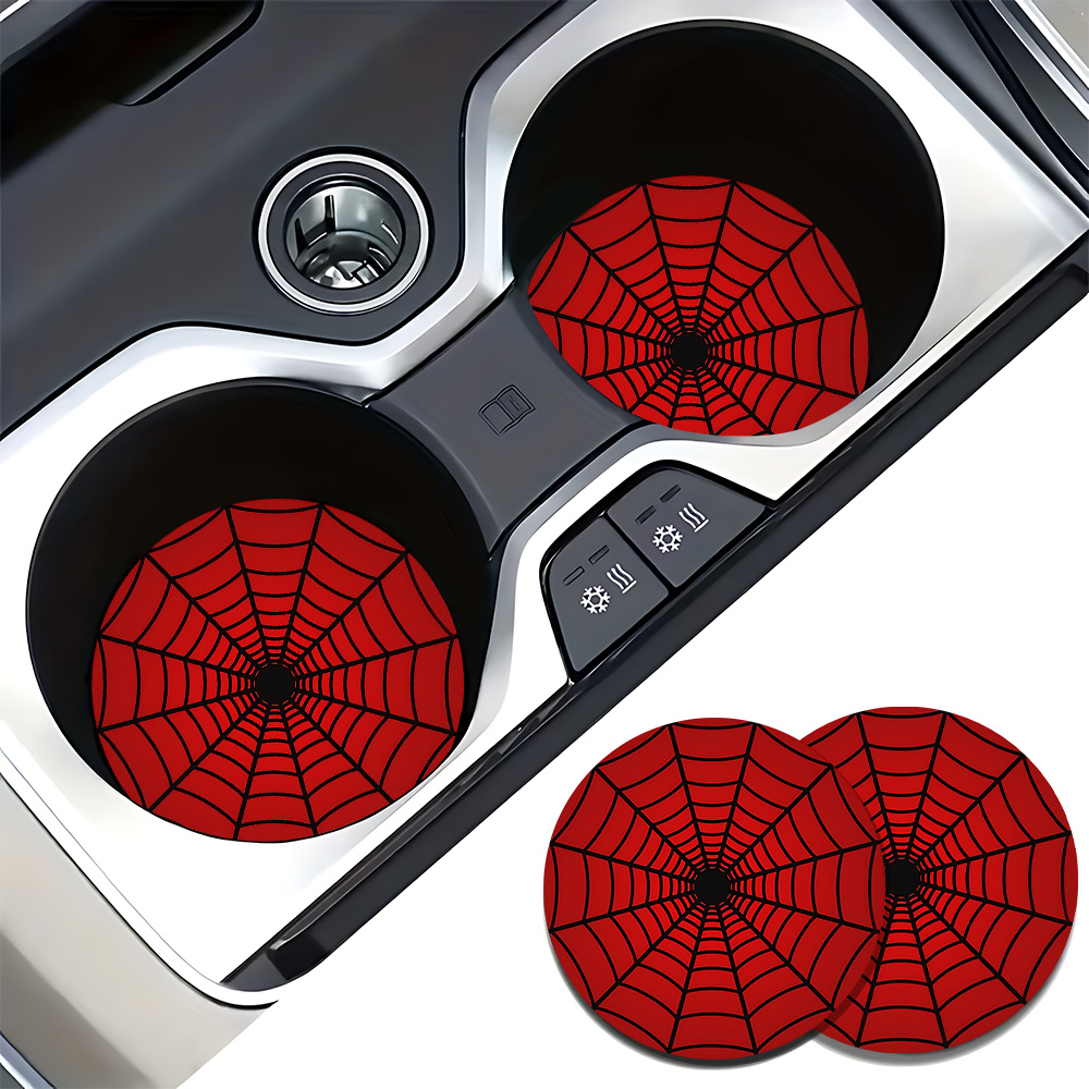 Interior Design Web Free - 4pcs Spider Web Design Car Cup