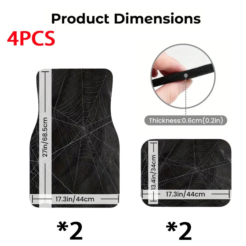 5pcs Spider Web Pattern Car Fl - огляд і ціна Interior Design Web Free