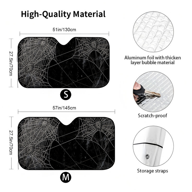 1Pcs Spider Web Windshield Sun - огляд і ціна Interior Design Web Free