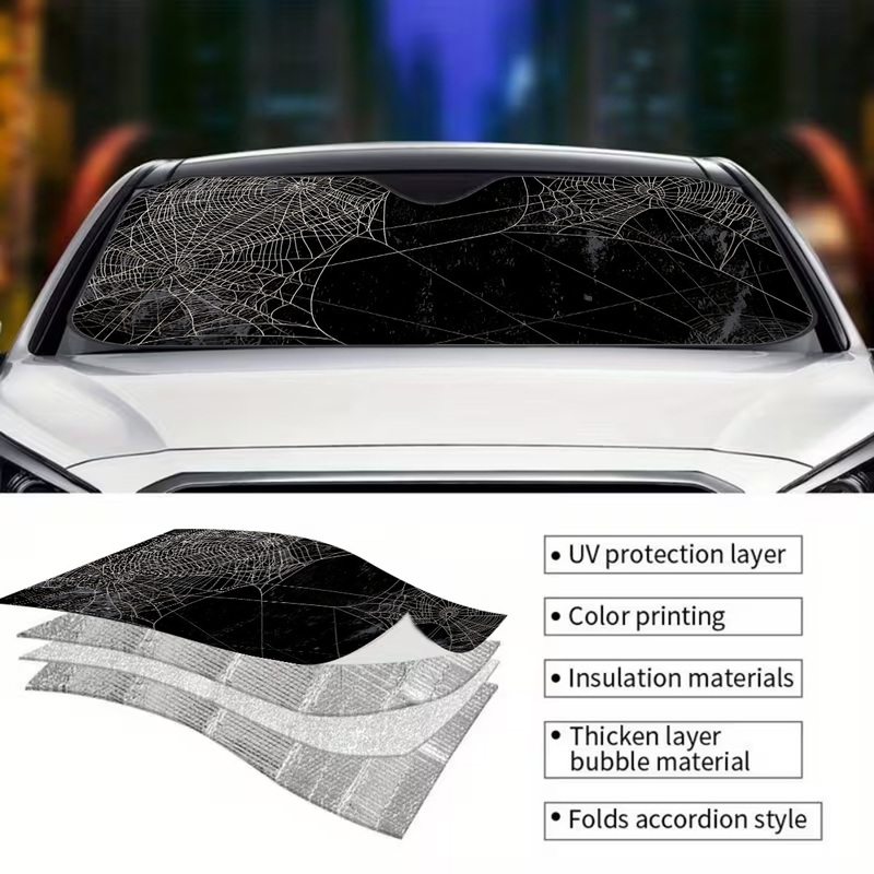 1Pcs Spider Web Windshield Sun - огляд і ціна Interior Design Web Free