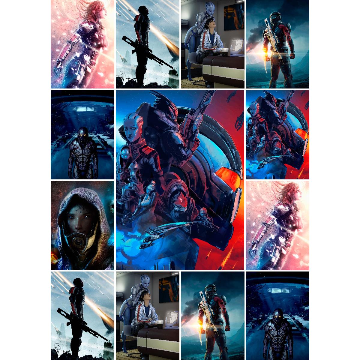 Mass Effect Gaming Poster Prin - огляд і ціна Interior Design Ideas