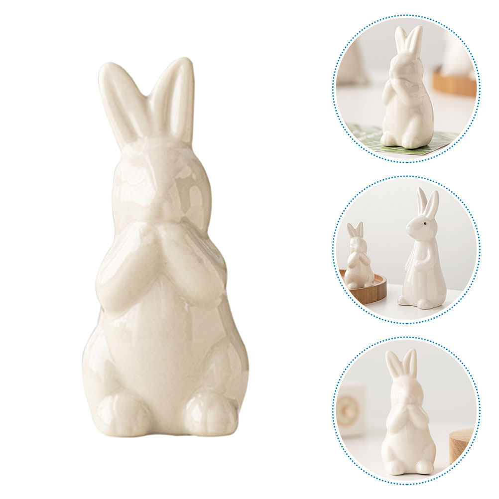 White Ceramic Bunny Decoration - огляд і ціна Interior Design Ideas