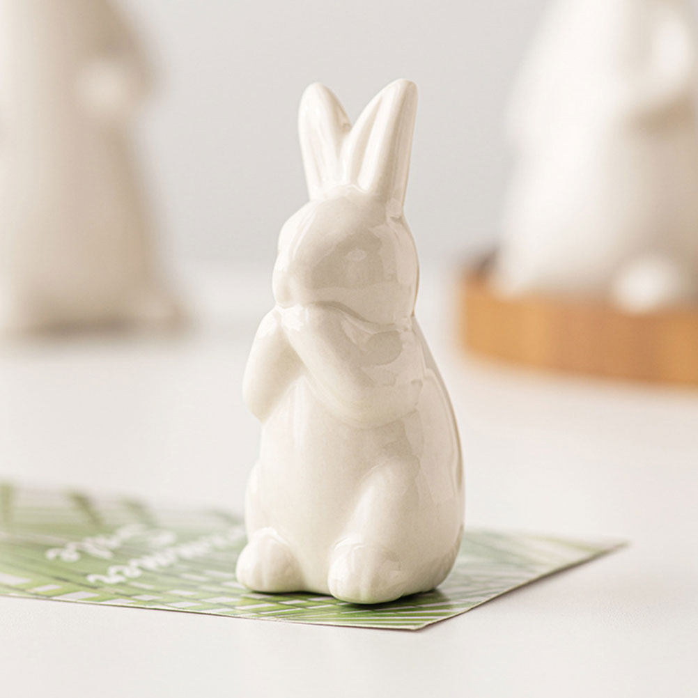 White Ceramic Bunny Decoration - огляд і ціна Interior Design Ideas
