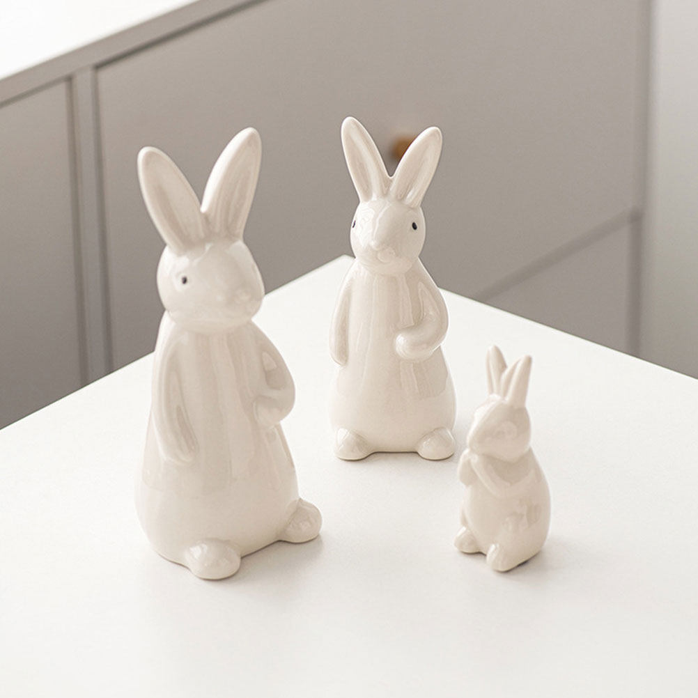 White Ceramic Bunny Decoration - огляд і ціна Interior Design Ideas