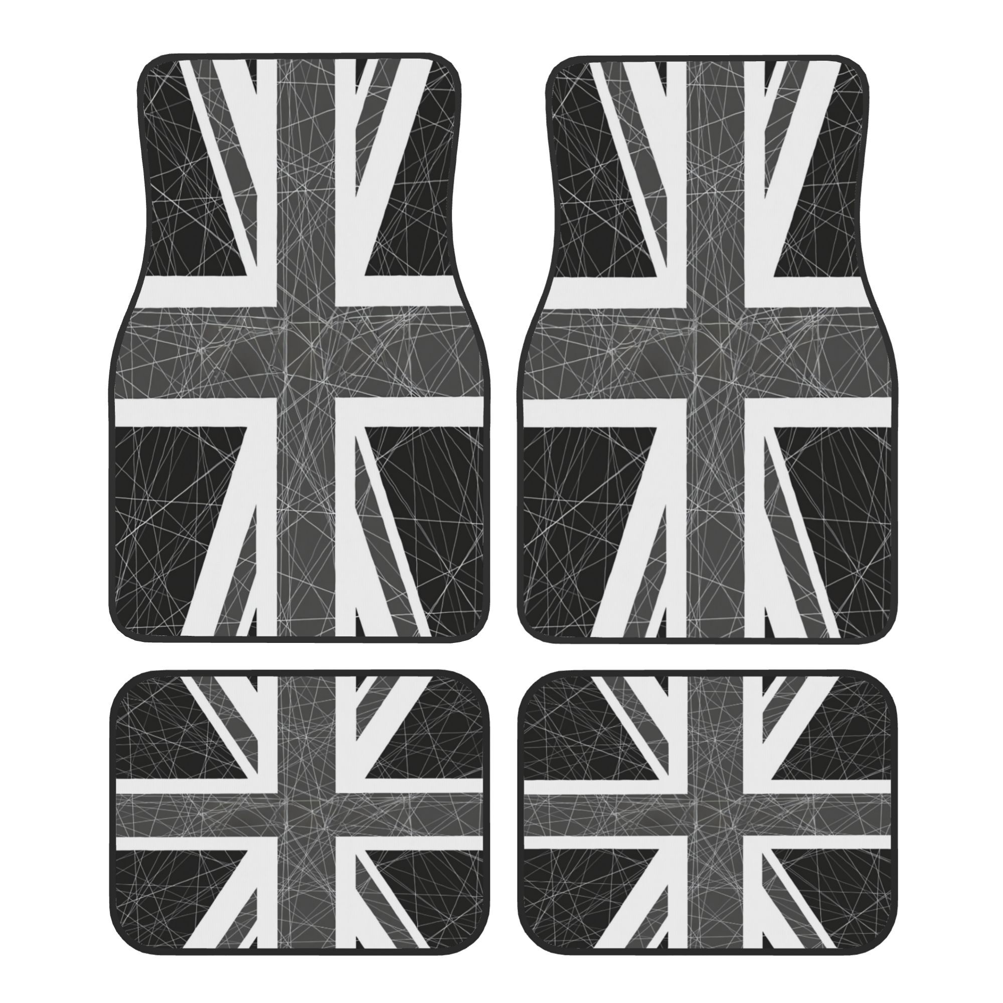 4pcs Monochrome Union Jack Fla - огляд і ціна Interior Design Monochrome