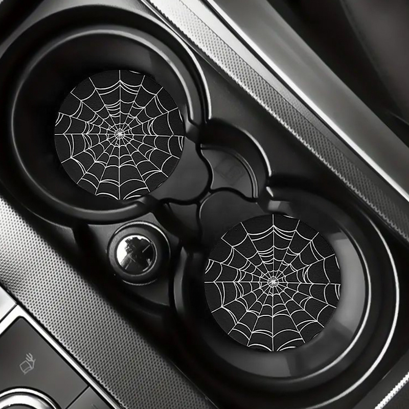 2pcs Spider Web Design Car Cup - огляд і ціна Interior Design Web Free