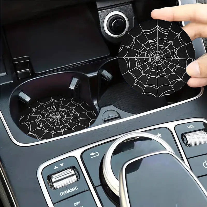 2pcs Spider Web Design Car Cup - огляд і ціна Interior Design Web Free