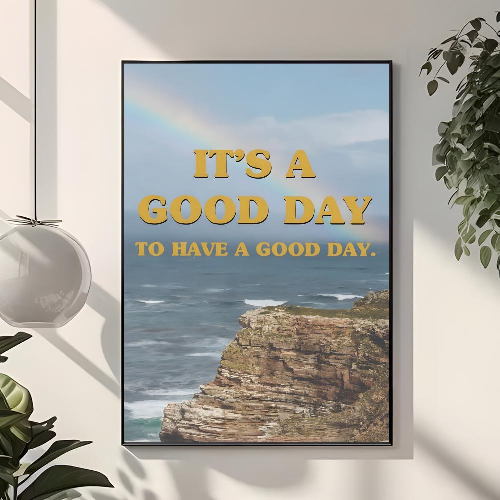 life slogan N-No Bad Days Post - огляд і ціна Interior Design With Wallpaper